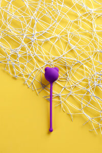 Силиконовый вагинальный шарик A-Toys с ушками