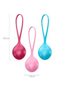 Набор из трёх вагинальных шариков Satisfyer Strengthening Balls